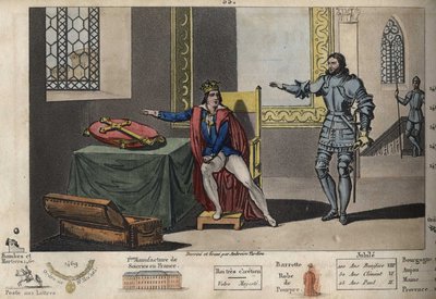 लुई इलेवन (1423-1483) को पेरोन में कैदी रखा गया है, और अपने अपार्टमेंट से वह टावर देख सकता है जहां चार्ल्स III की 6 साल की कैद के बाद मृत्यु हो गई थी। उन्होंने शारलेमेन के क्रॉस पर शपथ लेने के बाद ही स्वतंत्रता प्राप्त की कि वह इस संधि को वफादार रखेंगे द्वारा एम्ब्रोडि टार्डिउ