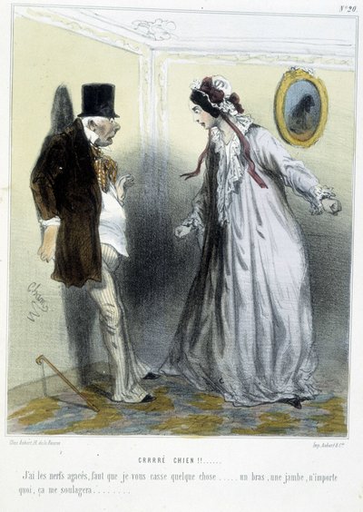 क्र्रे चिएन! - चाम द्वारा "" मेडेलिन्स "" में, v.1870-1880 द्वारा Amedee de Noe (चाम)