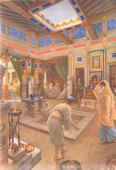 मैकमिलन स्कूल के पोस्टर, c.1950-60 से रोम में घरेलू जीवन द्वारा अमेदी फॉरेस्टियर