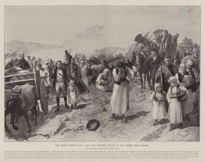 द ग्रीको-तुर्की युद्ध, लारिसा से यूनानियों की आतंक-उड़ान द्वारा अमेदी फॉरेस्टियर