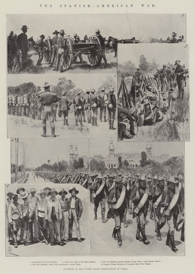 स्पेनिश-अमेरिकी युद्ध, संयुक्त राज्य अमेरिका के ताम्पा में मोबिलाइजेशन की घटनाएं द्वारा अमेदी फॉरेस्टियर