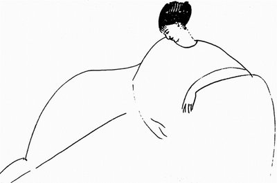 अन्ना अखमतोवा, 1911 द्वारा Amedeo Modigliani