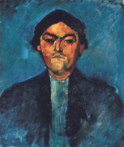 ले टाइपोग्रैफ (पेड्रो), c.1909 (कैनवास पर तेल) द्वारा एमेडियो मोदिग्लिआनी