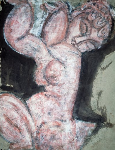 नग्न Caryatid द्वारा एमेडियो मोदिग्लिआनी