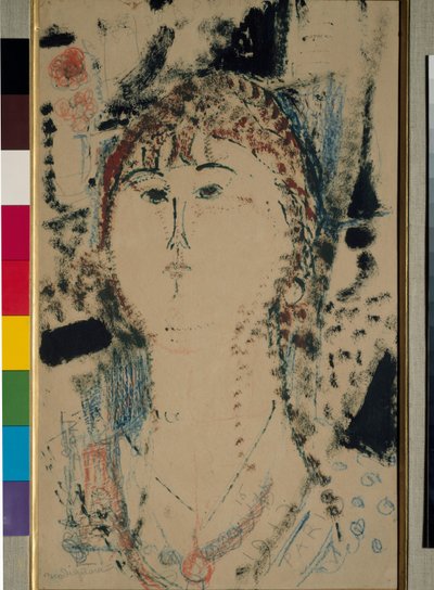 Amedeo Modigliani द्वारा रोजा पोरपिना पेंटिंग द्वारा एमेडियो मोदिग्लिआनी