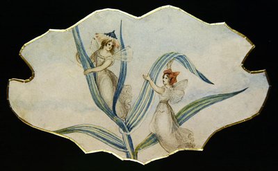 फेयरी गॉसिप, c.1860 (कागज पर वॉटरकलर और पेंसिल) द्वारा अमेलिया जेन मरे