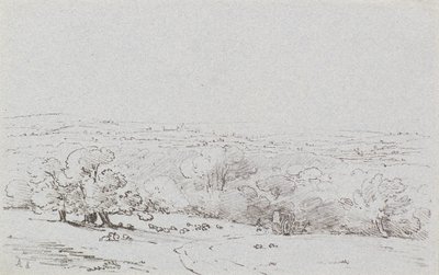 ब्रोमली हिल के लिए कैरिज दृष्टिकोण, c.1803 (नक़्क़ाशी) द्वारा अमेलिया लोंग