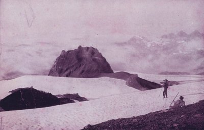 माउंट टैकोमा, वाशिंगटन के शिखर पर (बी / डब्ल्यू फोटो) द्वारा अमेरिकी फ़ोटोग्राफ़र (बाद में)