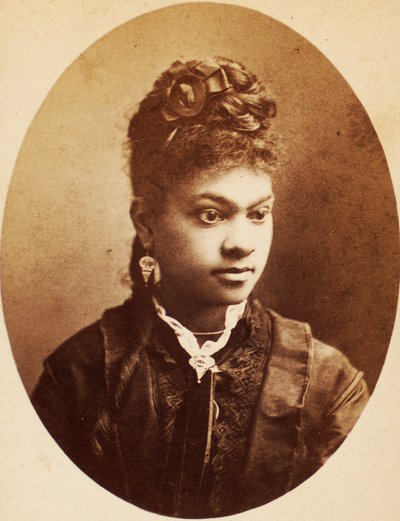 युवा अफ्रीकी मूल की अमेरिकी महिला का कार्टे डे दर्शन, c.1870 द्वारा American Photographer
