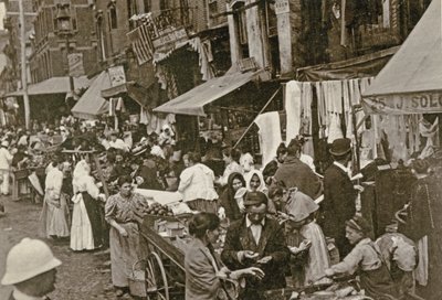 हेस्टर स्ट्रीट, न्यूयॉर्क सिटी, 1898 द्वारा अमेरिकी फोटोग्राफर