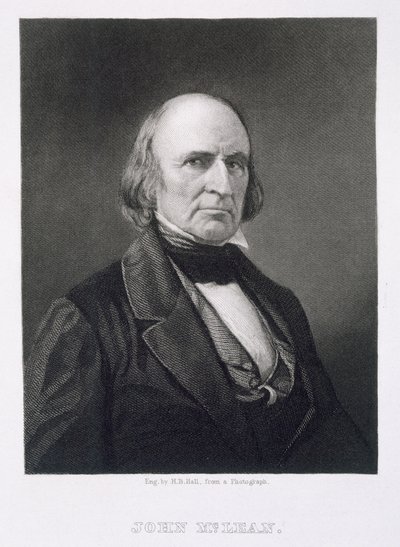 जॉन मैकलीन (1785-1861) हेनरी ब्रायन हॉल (1808-84) द्वारा एक तस्वीर के बाद उत्कीर्ण किया गया द्वारा अमेरिकी फोटोग्राफर