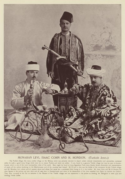मोनाहन लेवी, इसहाक कोहन और एच होंडन, तुर्की यहूदी द्वारा American Photographer