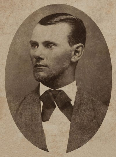 डाकू जेसी जेम्स (1847-1882) का पोर्ट्रेट, (कैबिनेट फोटो) द्वारा American Photographer