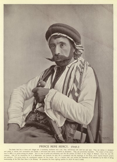 प्रिंस मेरे हेमसी, अरब द्वारा American Photographer