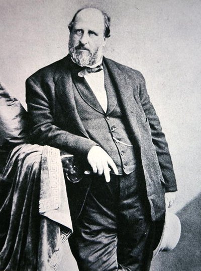 विलियम मार्सी 'बॉस' ट्वीड (1823-78) (बी/डब्ल्यू फोटो) द्वारा अमेरिकी फोटोग्राफर