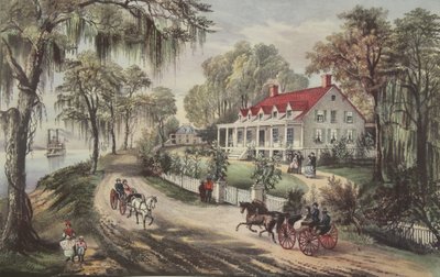 मिसिसिपी, पब में एक घर। 1871, करियर और इवेस द्वारा अमेरिकी स्कूल