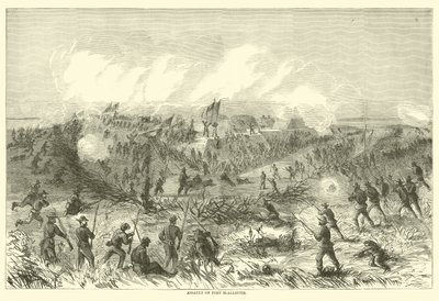 फोर्ट मैकएलेस्टर पर हमला, दिसंबर 1864 द्वारा अमेरिकी स्कूल