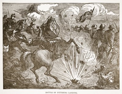 पिट्सबर्ग लैंडिंग की लड़ाई, एक पुस्तक पब से। 1896 द्वारा अमेरिकी स्कूल