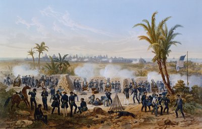 वेराक्रूज की बमबारी, मार्च 1847 द्वारा अमेरिकी स्कूल