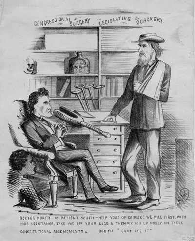 कांग्रेस की सर्जरी: विधायी quackery, c.1866 द्वारा अमेरिकी स्कूल