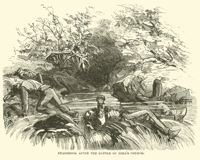 एज्रास चर्च की लड़ाई के बाद डेडब्रुक, अगस्त 1864 द्वारा अमेरिकी स्कूल