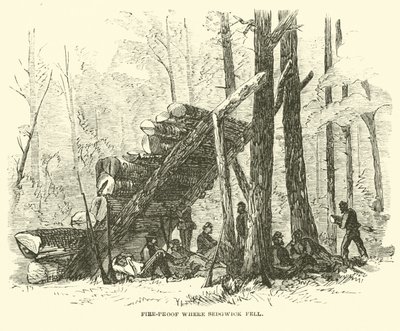 फायर-प्रूफ जहां सेडगविक गिर गया, मई 1864 द्वारा अमेरिकी स्कूल