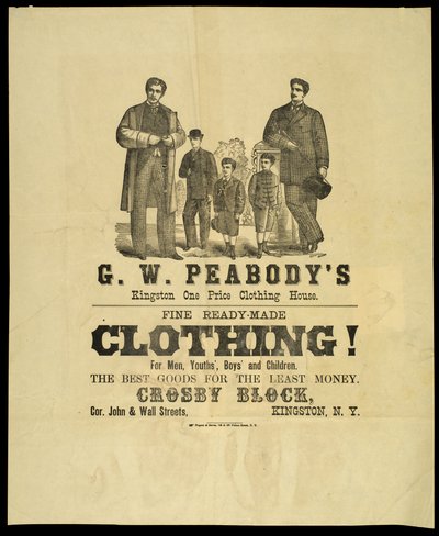 GW Peabodys Kingston वन प्राइस क्लोथिंग हाउस द्वारा अमेरिकी स्कूल