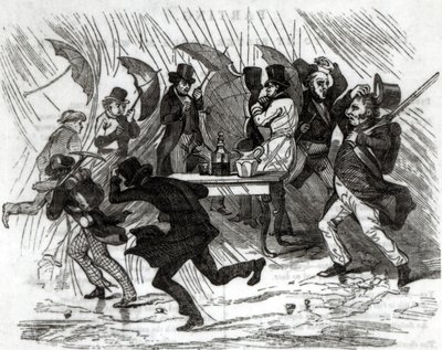 हॉर्न अराउंड द हॉर्न, 1849 द्वारा अमेरिकी स्कूल