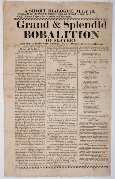 1822 की दासता का भव्य और शानदार प्रदर्शन द्वारा अमेरिकी स्कूल