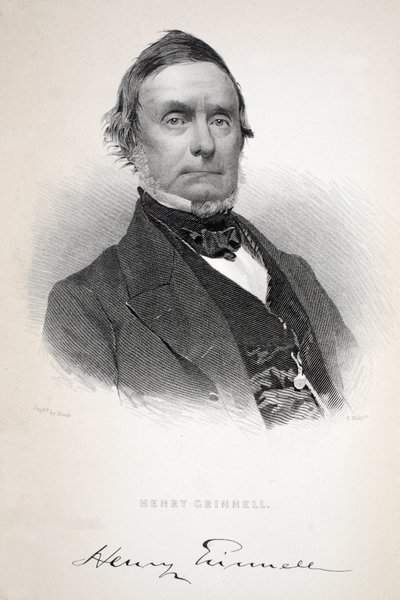 हेनरी ग्रिनल, हेनरी ग्रिनल (1799-1874) का चित्रण; सर जॉन फ्रेंकलिन की खोज में दूसरा ग्रिनेल अभियान ..., 1856 द्वारा अमेरिकी स्कूल