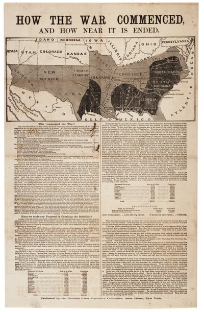 युद्ध की शुरुआत कैसे हुई, और इसके पास कैसे समाप्त हुआ, 1864 द्वारा अमेरिकी स्कूल