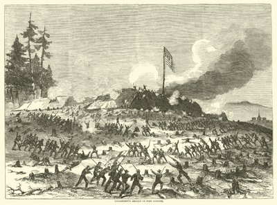 फोर्ट सैंडर्स पर लंबे समय तक हमले, नवंबर 1863 द्वारा अमेरिकी स्कूल