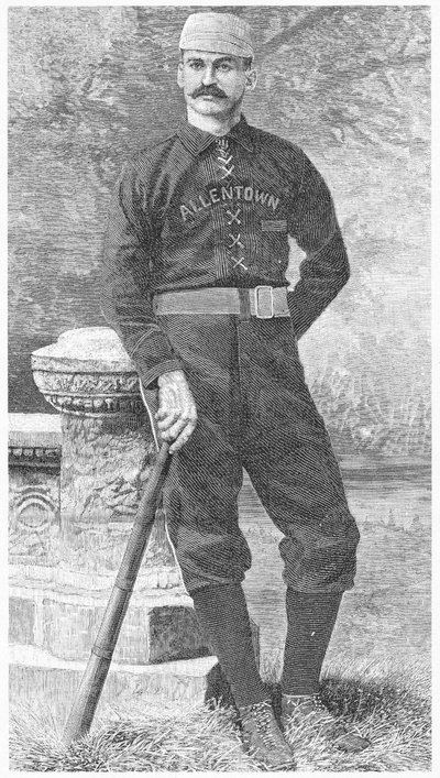 1880 के दशक में माइकल जे. केली, 'किंग ऑफ़ द डायमंड' (उत्कीर्णन) द्वारा अमेरिकी स्कूल