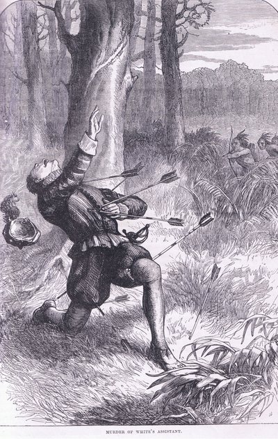 संयुक्त राज्य अमेरिका के पब के इतिहास का इतिहास "मर्डर ऑफ़ व्हाइट", सहायक, कासेल का चित्रण। पेट्टर और गैलपिन c.1890 द्वारा द्वारा अमेरिकी स्कूल