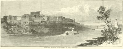 नैशविले, कंबरलैंड के विपरीत बैंक से, दिसंबर 1864 द्वारा American School