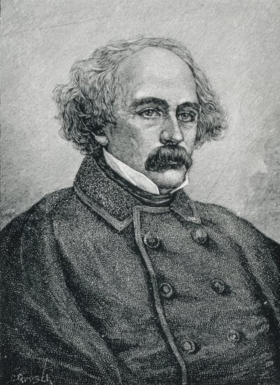 नथानिएल हॉथोर्न (1804-1864) अमेरिकी लेखक द्वारा अमेरिकी स्कूल
