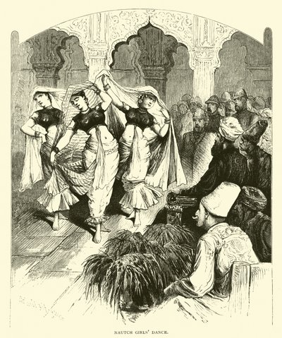 Nautch लड़कियों नृत्य द्वारा अमेरिकी स्कूल