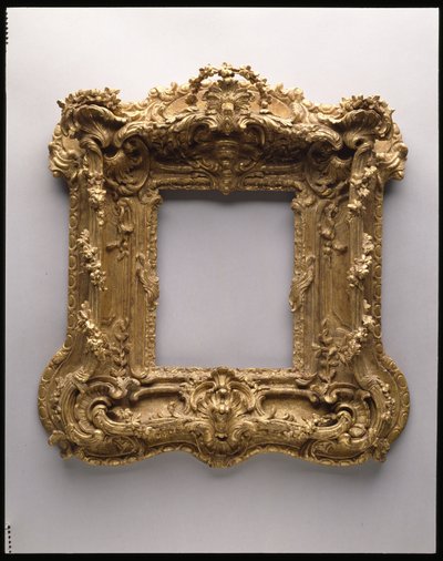 चित्र फ़्रेम, c.1740 (ओक और गिल्डिंग) द्वारा अमेरिकी स्कूल