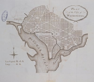 मूल रूप से 1793 में वाशिंगटन शहर की योजना द्वारा अमेरिकी स्कूल
