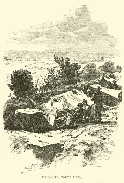 राइफल-गड्ढे, उत्तर अन्ना, मई 1864 द्वारा अमेरिकी स्कूल