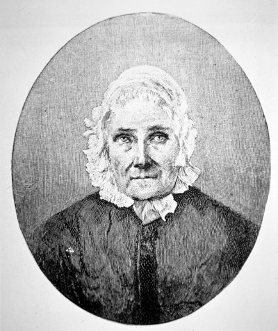 सारा लिंकन (1788-1869) (उत्कीर्णन) द्वारा अमेरिकी स्कूल