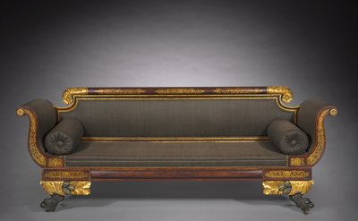 सोफा, c.1820 द्वारा अमेरिकी स्कूल