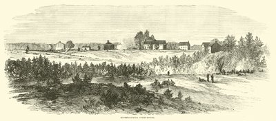 स्पॉट्सिल्टन कोर्ट-हाउस, मई 1864 द्वारा अमेरिकी स्कूल