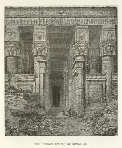 देंदरह का हाथी मंदिर द्वारा अमेरिकी स्कूल