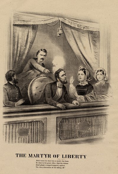 द शहीद ऑफ़ लिबर्टी, 1865 द्वारा अमेरिकी स्कूल