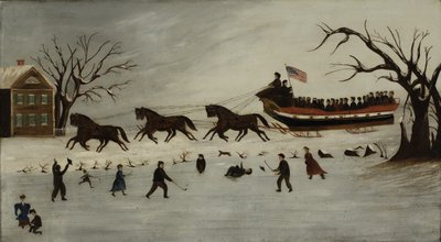 स्फ़्फ़्रेगेट्स स्लीव राइड लेना, 1870-90 द्वारा अमेरिकी स्कूल