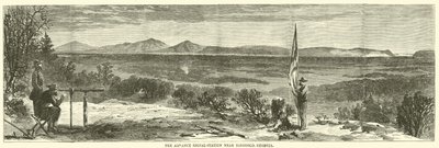 रिंगगेल, जॉर्जिया के पास अग्रिम सिग्नल-स्टेशन, मई 1864 द्वारा अमेरिकी स्कूल