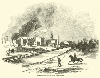 विन्सबोरो, दक्षिण कैरोलिना, फरवरी 1865 द्वारा अमेरिकी स्कूल