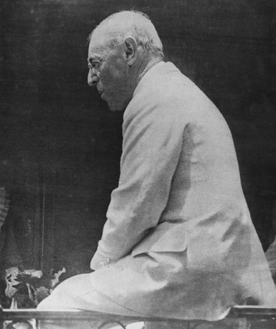 वुड्रो विल्सन (1856-1924) संयुक्त राज्य अमेरिका के 28 वें राष्ट्रपति, ले मिरोइर, 1918 से द्वारा American School