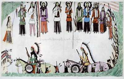 स्मूथिंग द प्लेस डांस, c1889-1913 द्वारा अमोस बुरा दिल भैंस